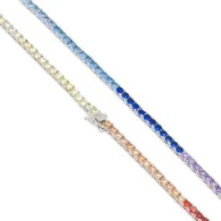 3mm Spectrum Tennis Chain -King Ice 3mm spectrum tennis chain king ice 30548827832495