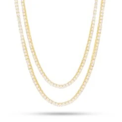 3mm Tennis Chain Choker Set