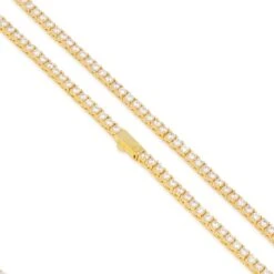 3mm Tennis Chain Choker Set -King Ice 3mm tennis chain choker set king ice 30526984093871