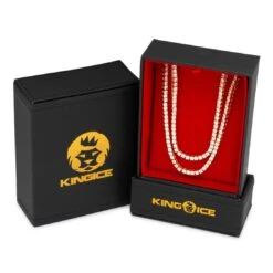 3mm Tennis Chain Choker Set -King Ice 3mm tennis chain choker set king ice 30527018467503