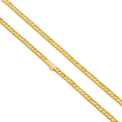 4mm Citrine Tennis Chain -King Ice 4mm citrine tennis chain gold plated 14k gold 22 king ice 36906445340847