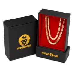 5mm Franco Chain Choker Set -King Ice 4mm franco chain choker set king ice 30555797094575