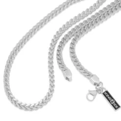 5mm Franco Chain Choker Set -King Ice 4mm franco chain choker set king ice 30555910078639