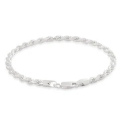 3mm Rope Bracelet 8 3mm Rope Bracelet -King Ice 4mm rope bracelet king ice 34856231141551