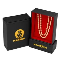 3mm Rope Chain Choker Set 15 3mm Rope Chain Choker Set -King Ice 4mm rope chain choker set king ice 30565146329263