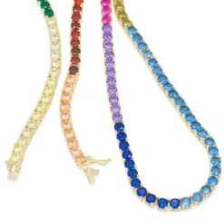 4mm Spectrum Tennis Chain -King Ice 4mm spectrum tennis chain king ice 30568281866415