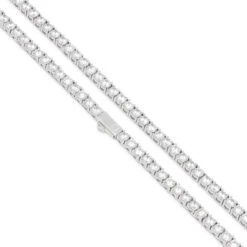 4mm Tennis Chain Choker Set 18 4mm Tennis Chain Choker Set -King Ice 4mm tennis chain choker set king ice 30541369147567