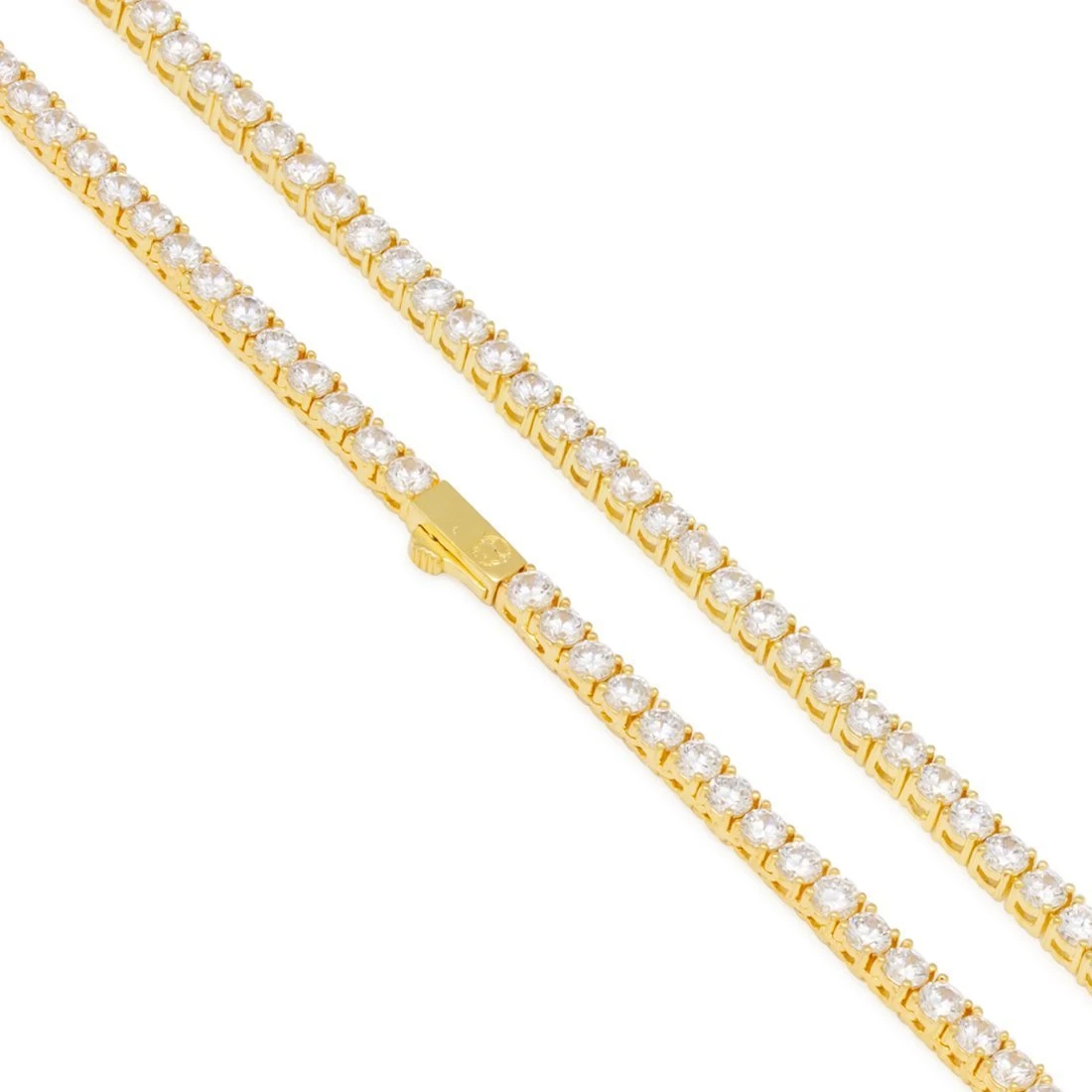 4mm Tennis Chain Choker Set 4 4mm Tennis Chain Choker Set - Image 4