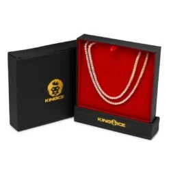 4mm Tennis Chain Choker Set 15 4mm Tennis Chain Choker Set -King Ice 4mm tennis chain choker set king ice 30541483802799