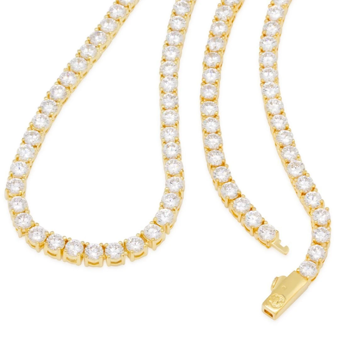 4mm Tennis Chain Choker Set 3 4mm Tennis Chain Choker Set - Image 3