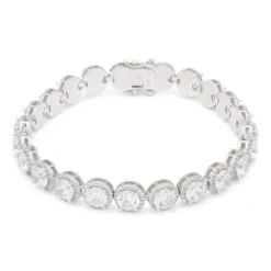 5mm Brilliant-Cut Tennis Bracelet -King Ice 5mm brillaint cut tennis bracelet white gold 8 king ice 30546514346159