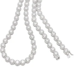 5mm Brilliant-Cut Tennis Chain 11 5mm Brilliant-Cut Tennis Chain -King Ice 5mm brilliant cut tennis chain king ice 30595601662127