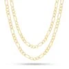 5mm Figaro Chain Choker Set