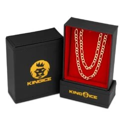 5mm Figaro Chain Choker Set 14 5mm Figaro Chain Choker Set -King Ice 5mm figaro chain choker set king ice 14875022164022