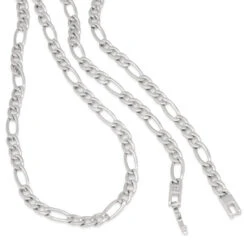 5mm Figaro Chain Choker Set 16 5mm Figaro Chain Choker Set -King Ice 5mm figaro chain choker set king ice 22677390622895