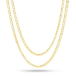 5mm Miami Cuban Link Chain Choker Set
