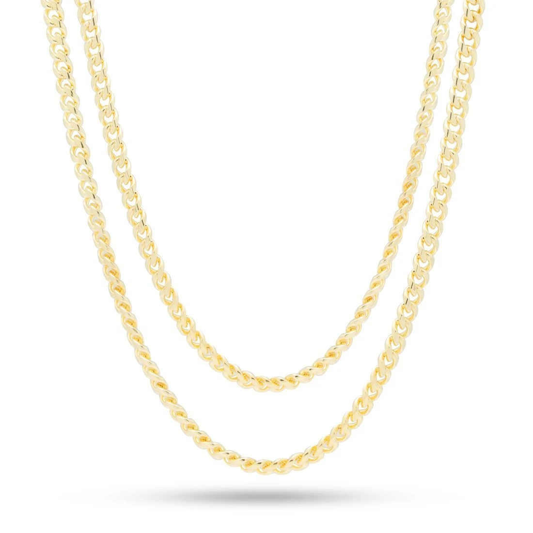 5mm Miami Cuban Link Chain Choker Set 1 5mm Miami Cuban Link Chain Choker Set
