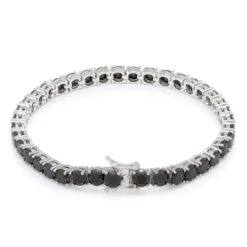 5mm Onyx Tennis Bracelet -King Ice 5mm onyx tennis bracelet king ice 14869458878518