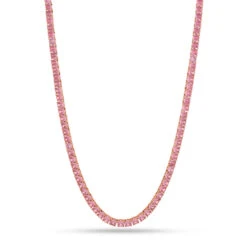5mm Pink Tennis Chain