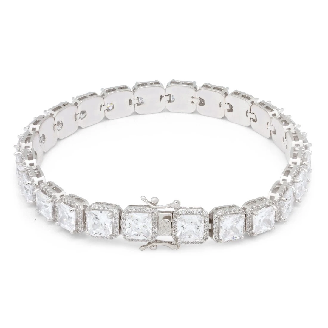 5mm Princess-Cut Tennis Bracelet 4 5mm Princess-Cut Tennis Bracelet - Image 4