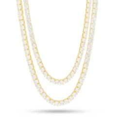 5mm Tennis Chain Choker Set