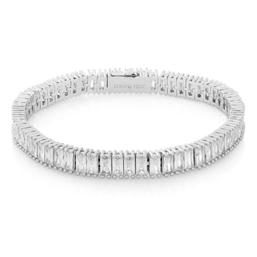 6mm Baguette Tennis Bracelet 3 6mm Baguette Tennis Bracelet - Image 3
