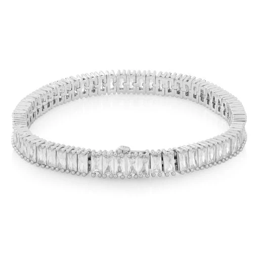 6mm Baguette Tennis Bracelet 4 6mm Baguette Tennis Bracelet - Image 4