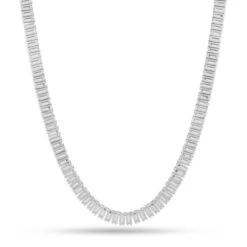 6mm Baguette Tennis Chain 19 6mm Baguette Tennis Chain -King Ice 6mm baguette tennis chain king ice 36122683801775
