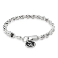 5mm Rope Bracelet 9 5mm Rope Bracelet -King Ice 6mm rope bracelet king ice 32283968471215