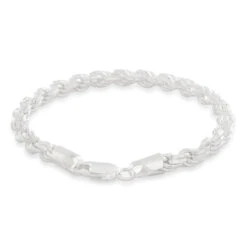 5mm Rope Bracelet 11 5mm Rope Bracelet -King Ice 6mm rope bracelet king ice 34856235335855