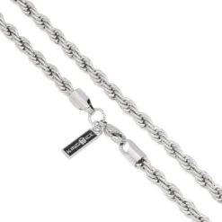 5mm Rope Chain Choker Set -King Ice 6mm rope chain choker set king ice 22677015691439