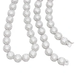 8mm Bezel-Set Tennis Chain 13 8mm Bezel-Set Tennis Chain -King Ice 8mm brilliant cut tennis chain king ice 30546653872303
