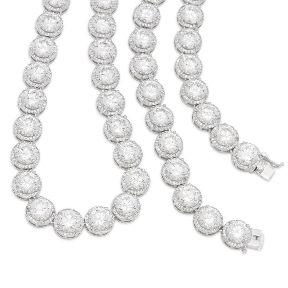 8mm Bezel-Set Tennis Chain 7 8mm Bezel-Set Tennis Chain - Image 7