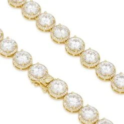 8mm Bezel-Set Tennis Chain 9 8mm Bezel-Set Tennis Chain -King Ice 8mm brilliant cut tennis chain king ice 30546720096431