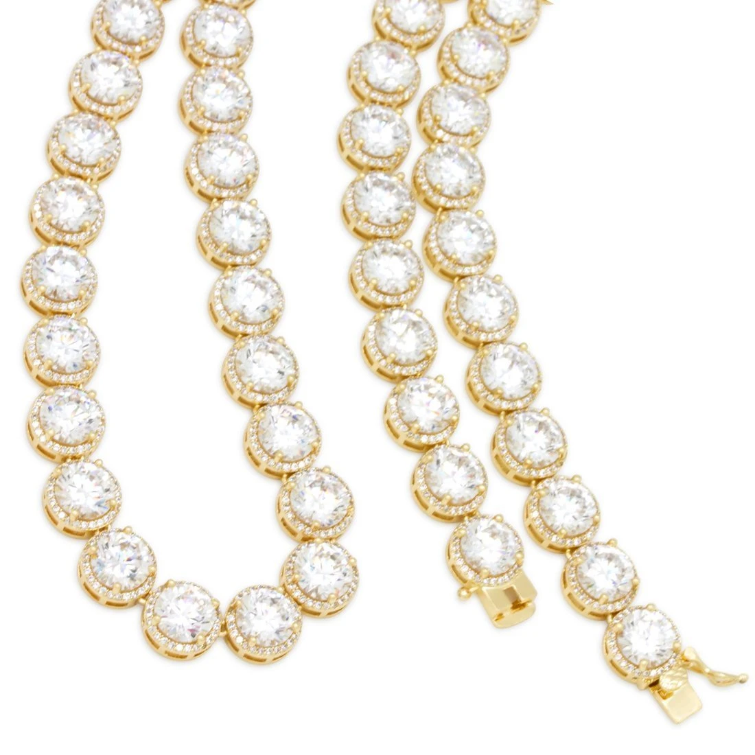 8mm Bezel-Set Tennis Chain 4 8mm Bezel-Set Tennis Chain - Image 4