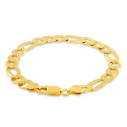8mm Figaro Bracelet -King Ice 8mm figaro bracelet king ice 34856216527023