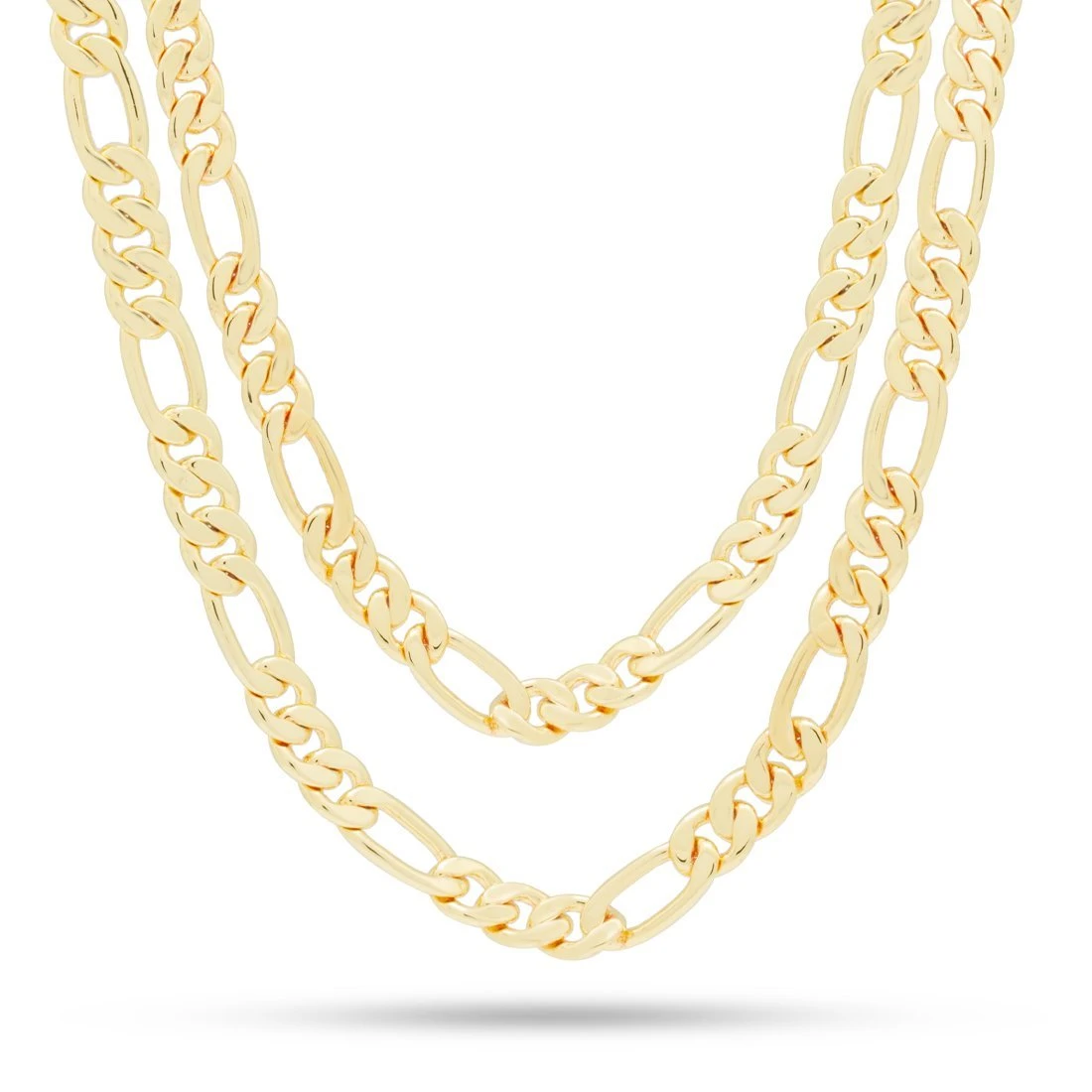 8mm Figaro Chain Choker Set 1 8mm Figaro Chain Choker Set