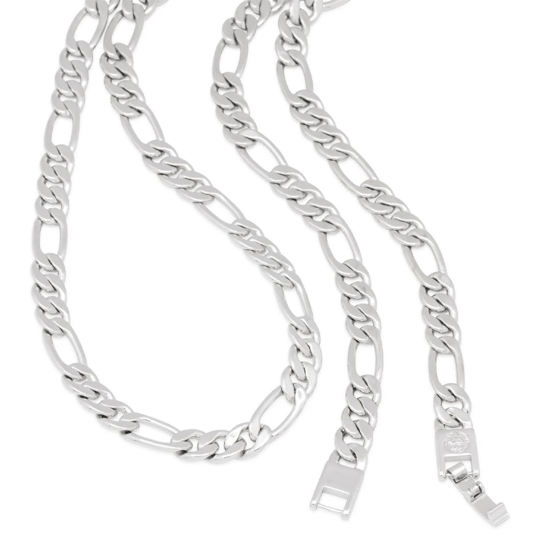 8mm Figaro Chain Choker Set 7 8mm Figaro Chain Choker Set - Image 7