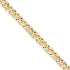 8mm Iced Miami Cuban Link Choker Chain -King Ice 8mm iced miami cuban choker chain king ice 30922988486831