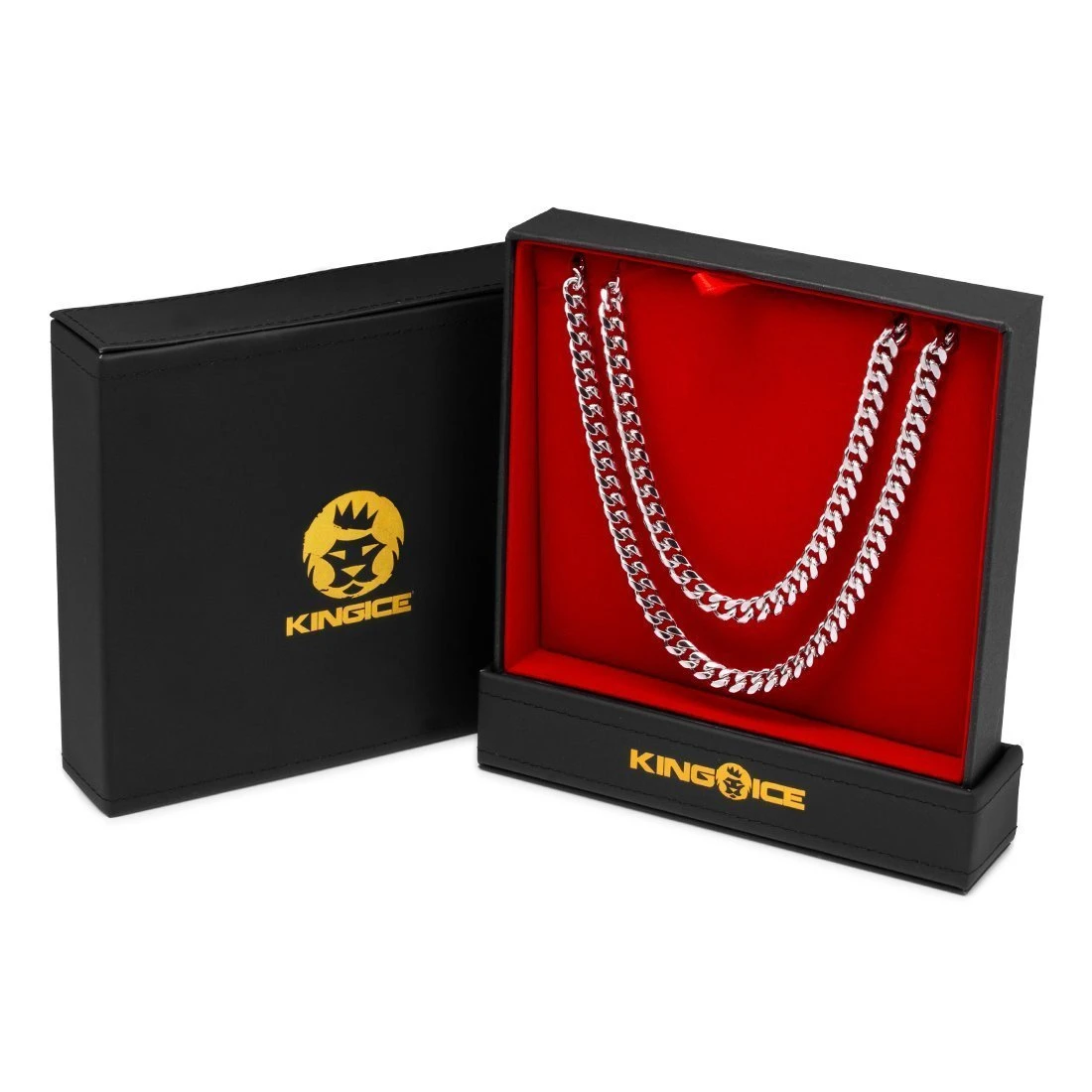 8mm Miami Cuban Link Chain Choker Set 9 8mm Miami Cuban Link Chain Choker Set - Image 9