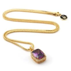 Amethyst Crown Julz Necklace 10 Amethyst Crown Julz Necklace -King Ice amethyst crown julz necklace king ice 14876310077494