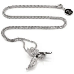 Archangel Of Reprisal Necklace -King Ice archangel of reprisal necklace king ice 30595043328175