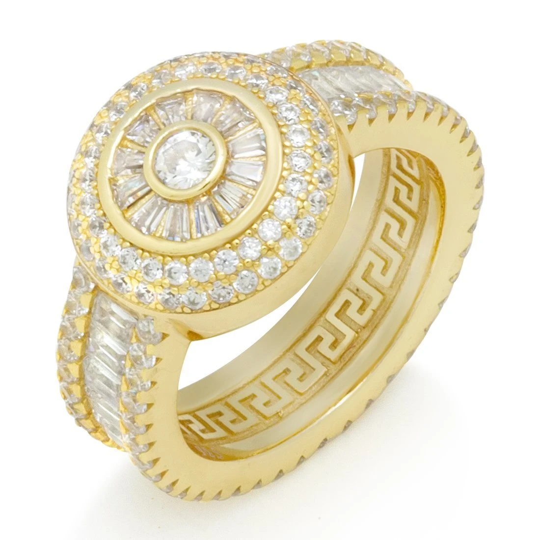 Baguette-Cut Cluster Ring 1 Baguette-Cut Cluster Ring