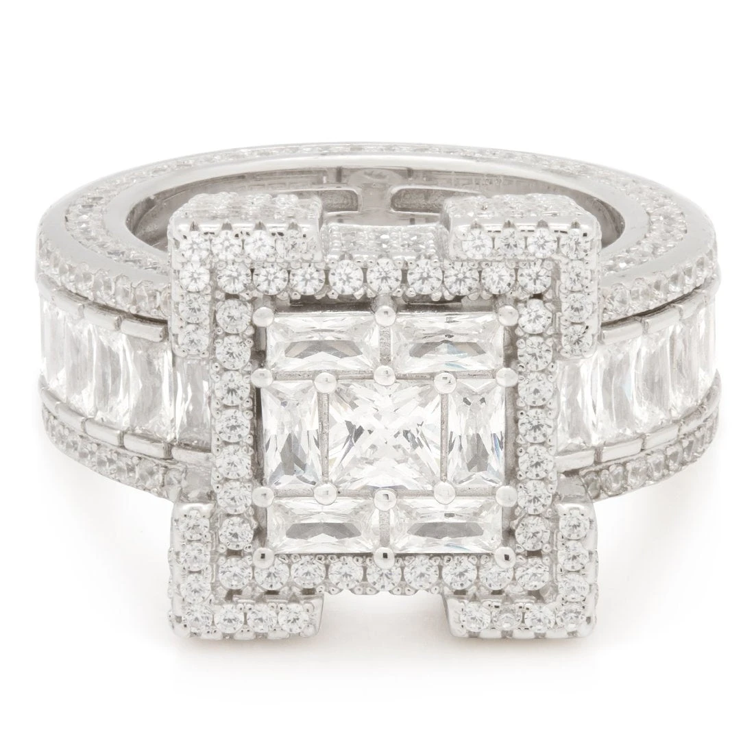 Baguette-Cut Platform Ring 6 Baguette-Cut Platform Ring - Image 6