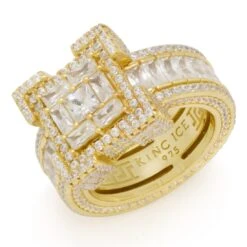 Baguette-Cut Platform Ring