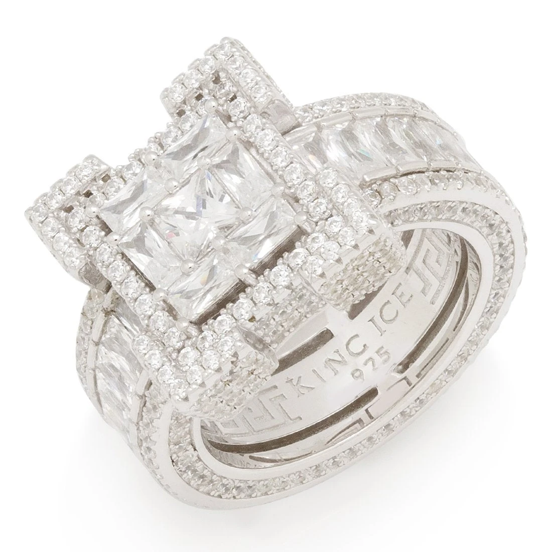 Baguette-Cut Platform Ring 5 Baguette-Cut Platform Ring - Image 5