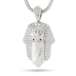 Egyptian Bandana Pharaoh Necklace -King Ice bandana pharaoh necklace white gold 2 1 king ice 30527230574767
