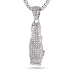 Barber Shop Clippers Necklace 9 Barber Shop Clippers Necklace -King Ice barber shop clippers necklace white gold 1 6 king ice 30596510023855