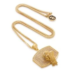 Basketball Necklace -King Ice basketball necklace 14k gold 1 3 king ice 30527998460079