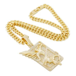 Batman X King Ice - Joker Card Necklace -King Ice batman x king ice joker card necklace king ice 32962581102767